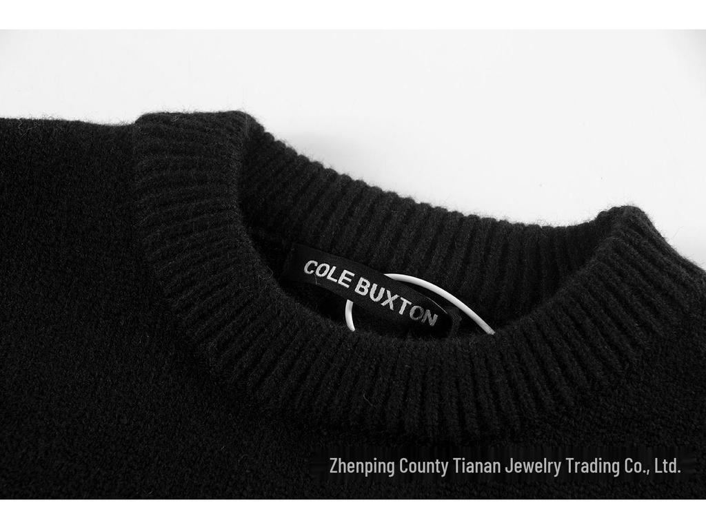 Neuer Cole Buxton Street Style Buchstaben-Slogan Unisex Strickpullover