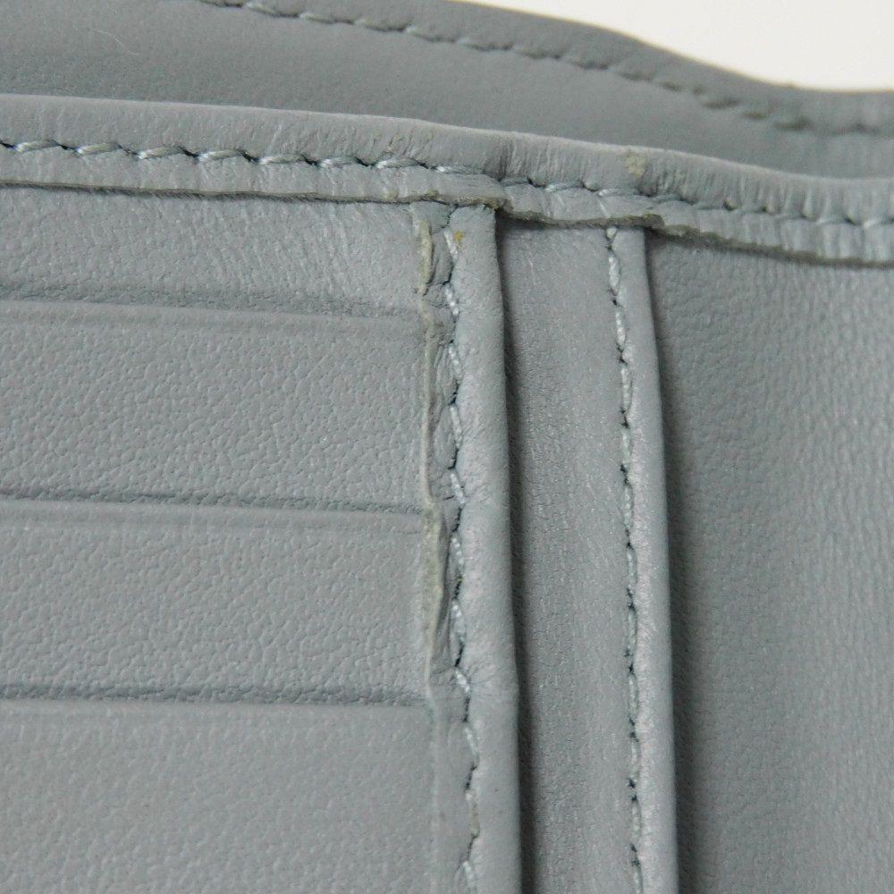 Used Caro Scarlet Wallet (S5032UWHC_M81B) 7941 Current CD Logo Stitched Bifold Cannage Cloud Blue (10656) from Japan