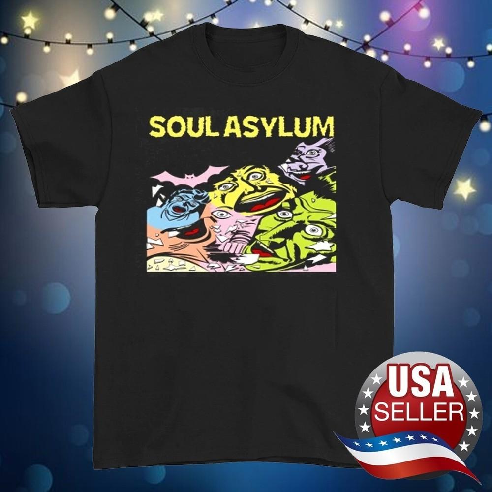 

Soul Asylum rock band black T-shirt short sleeve All sizes Unisex T-Shirt S