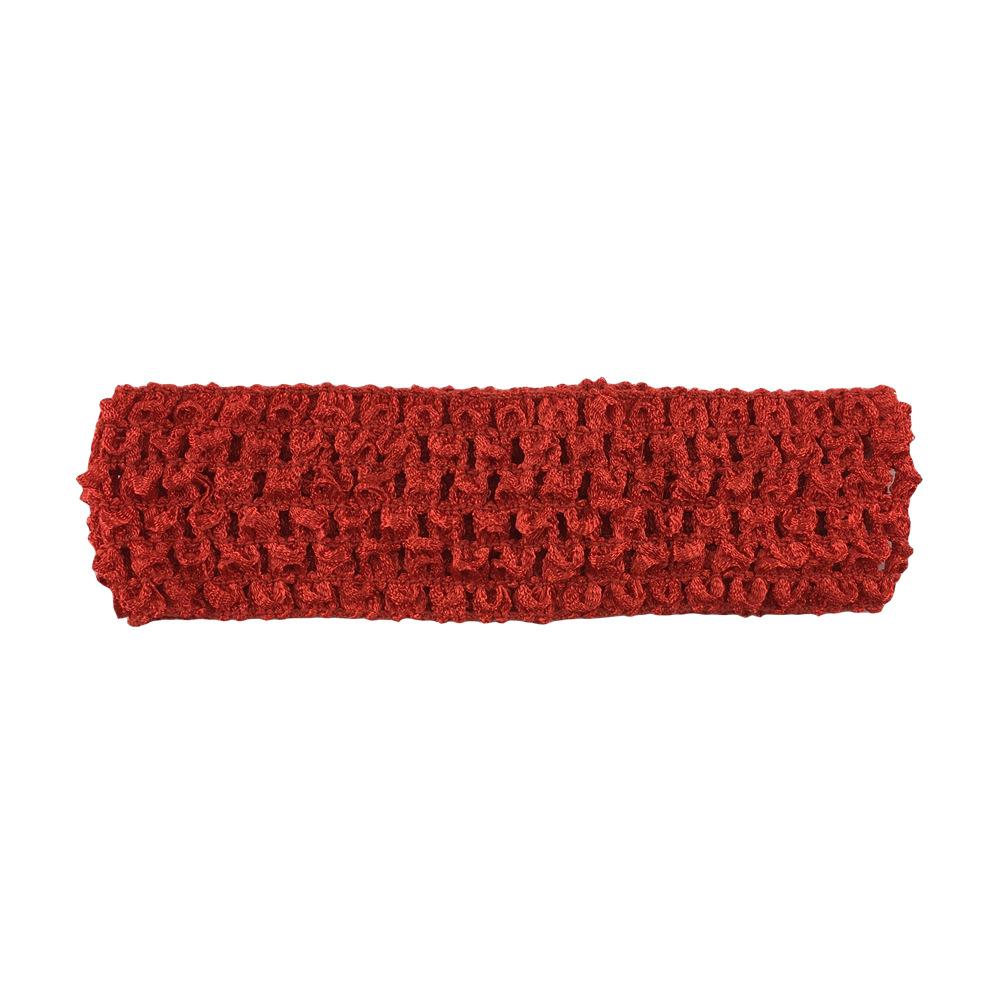 Silk Knitted Elastic Headband 1.5Inch Crochet Headband Crochet Headband 39 Colors Optional