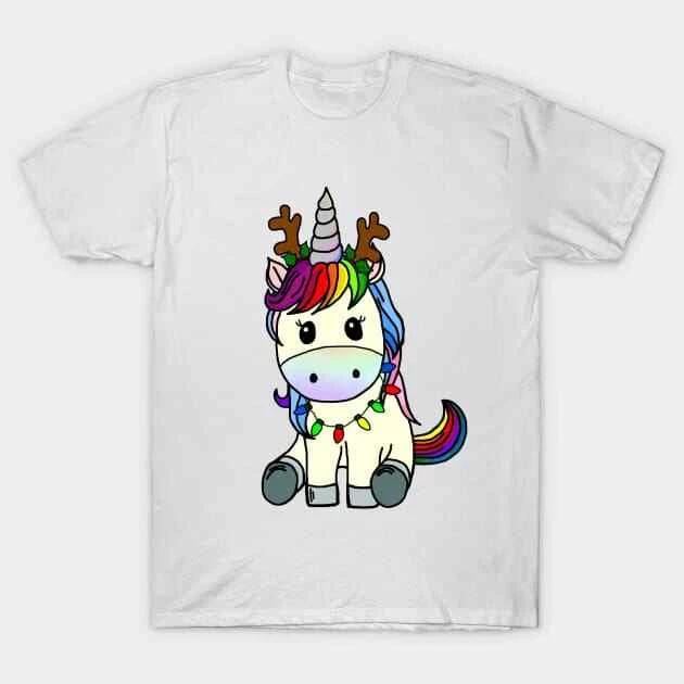 Christmas Unicorn Made in Australia T-Shirt S