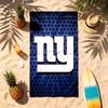 New York Giants (14) Theme Beach Towel Sand Resistant Soft And Comfortable Suitable For The Pool Camping Yoga And Diving A Travel