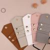Travel Unique Jewelry Roll Bag Organizers Necklace Storage Box Microfiber Texture Suitable for Rings Earrings Necklaces