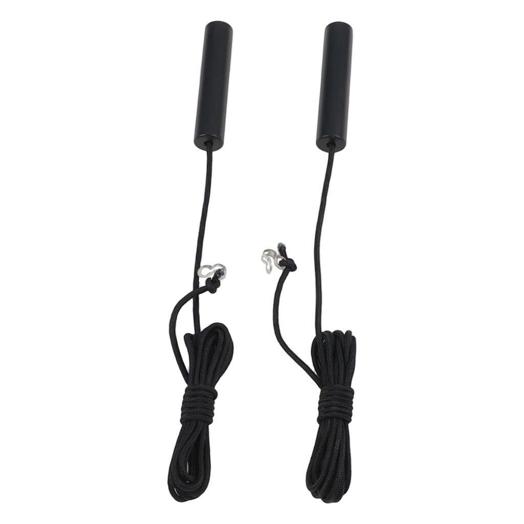 Zinc Alloy Bathroom Light Pull Cord Handle with 150cm Extension 2 Pack