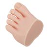 Tattoo Practice Fake Foot Model Medium Skin Color Nail Art Training Display Silicone Half Foot Model
