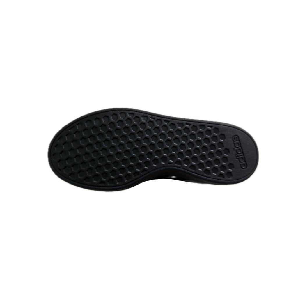 Adidas GRAND COURT Cushioning, Wear Resistant Low top Skateboard Shoes Unisex Black White Gray JR5542(Team502-)