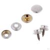 20 Buttons Buckle Clasp Rivet with Screws for DIY