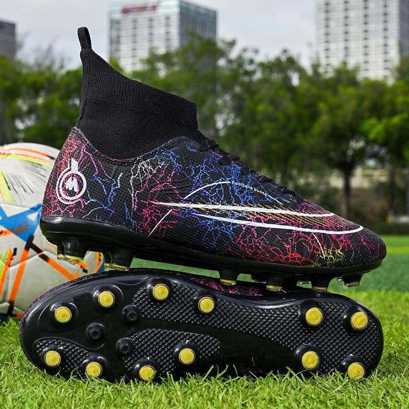 Top Breathable Football Shoes for Male and Female Students AG Long Nail TF Broken Nail Competition Shoes Hair Replacement Breathable New Style