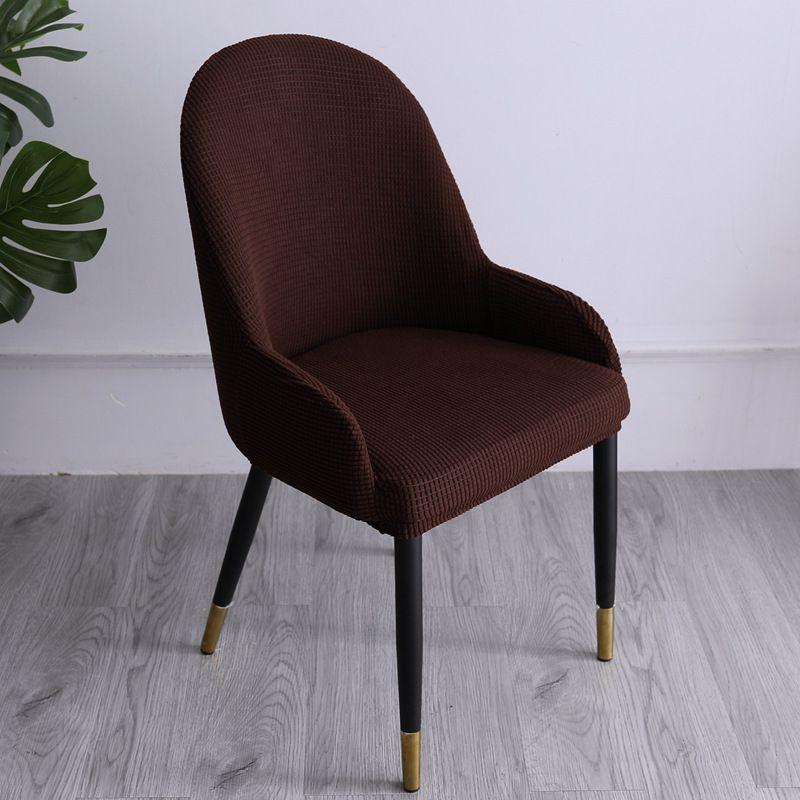Armchair Cover Dinning Slipcover Chair Protector Curved Removable Antiskid