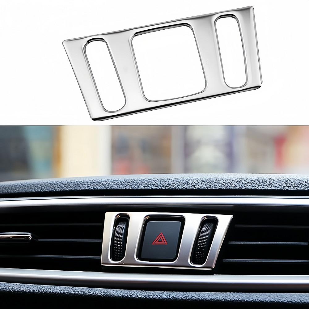 Stainless Steel Center Console Air Vent Outlet Case Sticker Fit For Nissan Xtrail X-Trail X Trail T32 2013+ Qashqai J11 2014 Murano