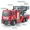 Simulation Fire Truck Ladder Truck Sprinkler Truck Sanitation Truck Alloy Engineering Vehicle Children's Car Model Toy