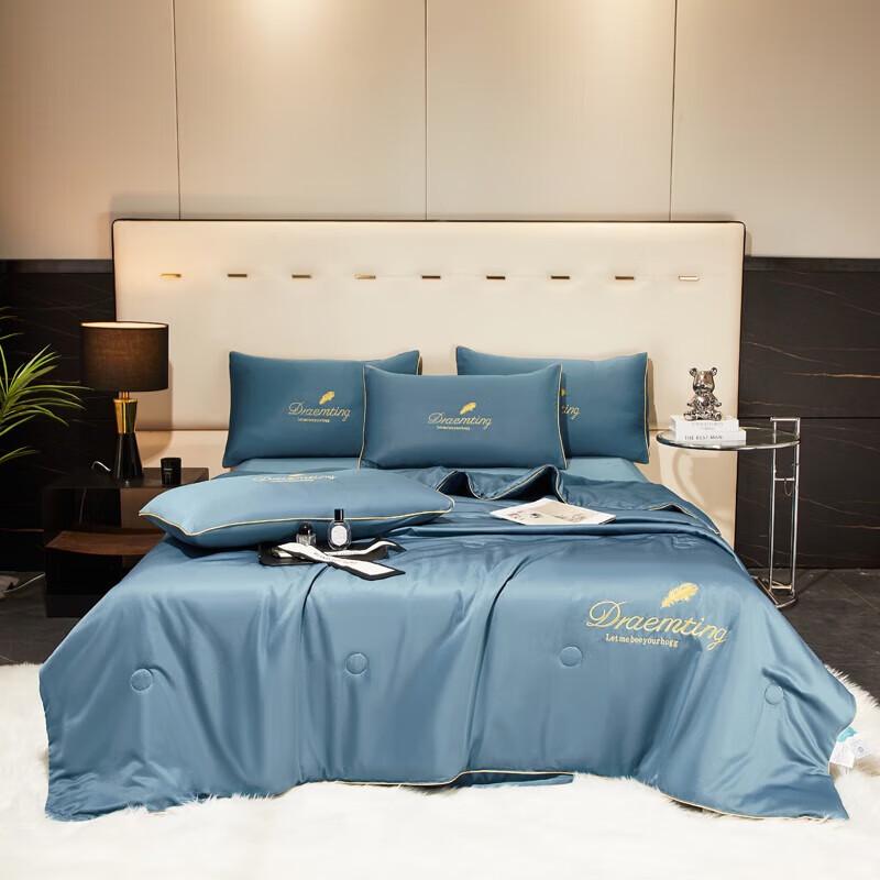 

Yu Zhaolin Washed Silk Embroidered Quilt