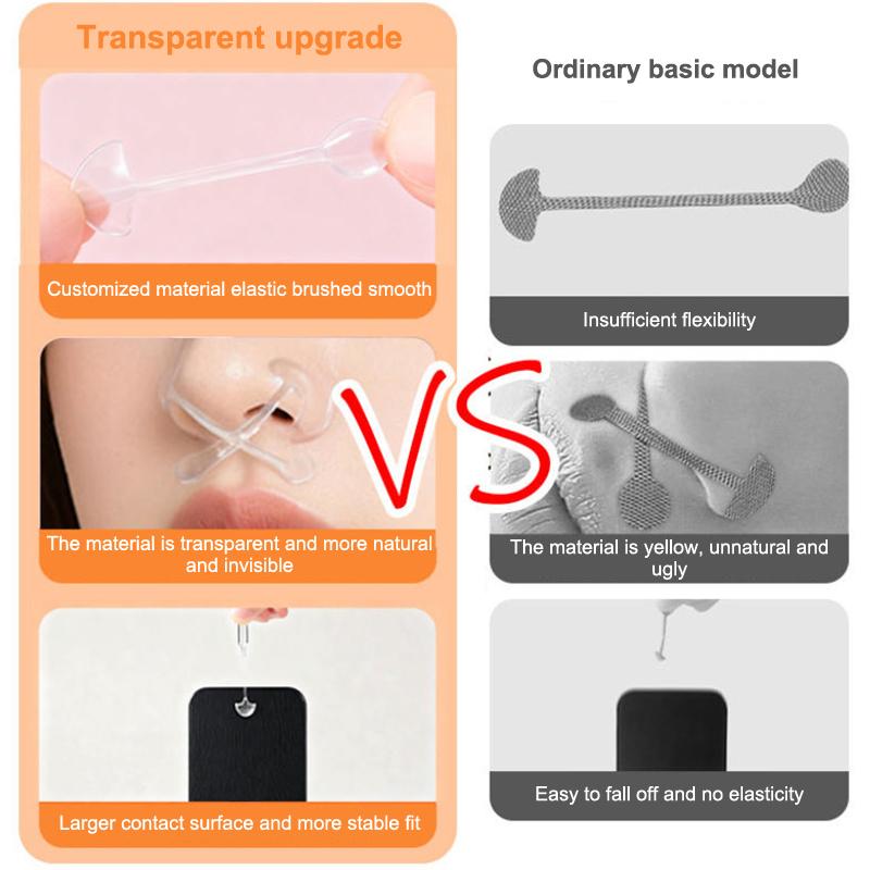 50Pcs Shrinking Nose Wing Stickers Transparent Invisible Nose Shrink Patch Special Narrow Nose Strips Face Care Tool Nose Shaper