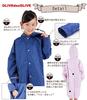 Ogawa Size OLIVE des Polka Dot Reflective Adjustable Tucks for Wearing Over a Storage Pouch Product 70857 Kids' Raincoat, Girls, 130cm, OLIVE, Navy,