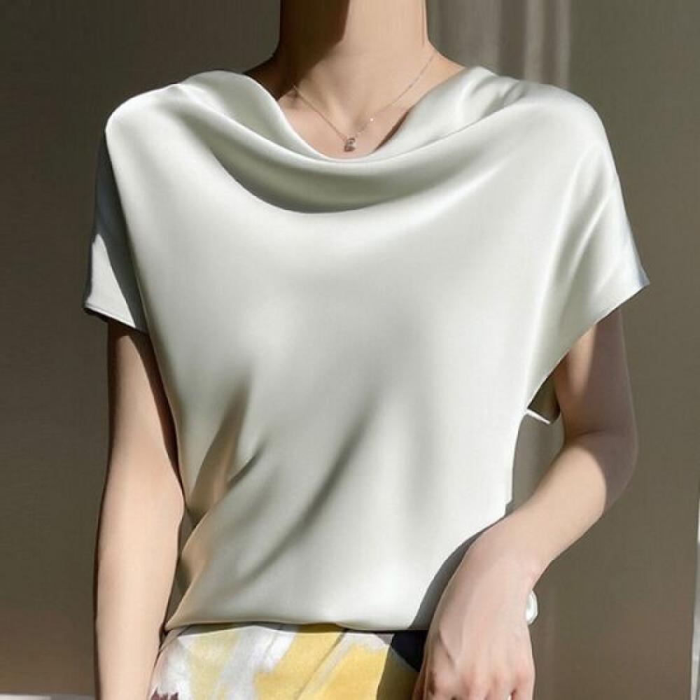 Navava Women Elegant Short Sleeve Blouse Nb2762