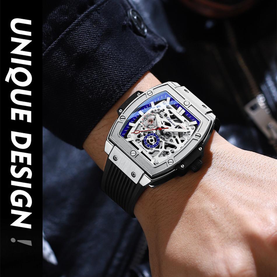Orologi unici con quadrante cavo quadrato