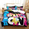 Juego de Ropa de Cama de Dibujos Animados Happy Tree Friends Funda Nórdica Juego de Cama Funda de Colcha Funda de Almohada Edredón tamaño King Queen Niños Ropa de Cama para Adultos