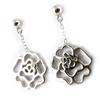 Altesse [K9438] - Silver Earrings 'Rosa Romantica'