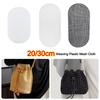 DIY Plastic Weaving Plastic Mesh Cloth Handmade Craft Bags Making Grid Hook Oval Knitting Crochet Bags Bottom Bag Accessories