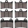 Bremsbeläge Vorne und Hinten für Yamaha XV1700 RoadStar 2004-2009, XV1700 Road Star Midnight Silverado 2004-2007, XV1700 Roadstar Silverado 2007-2010,