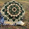 1pc mandala leaves Automatic Open/Close Umbrella with Windproof, 8-Rib Sturdy Canopy, Durable Ribs, Fashionable Design1154A