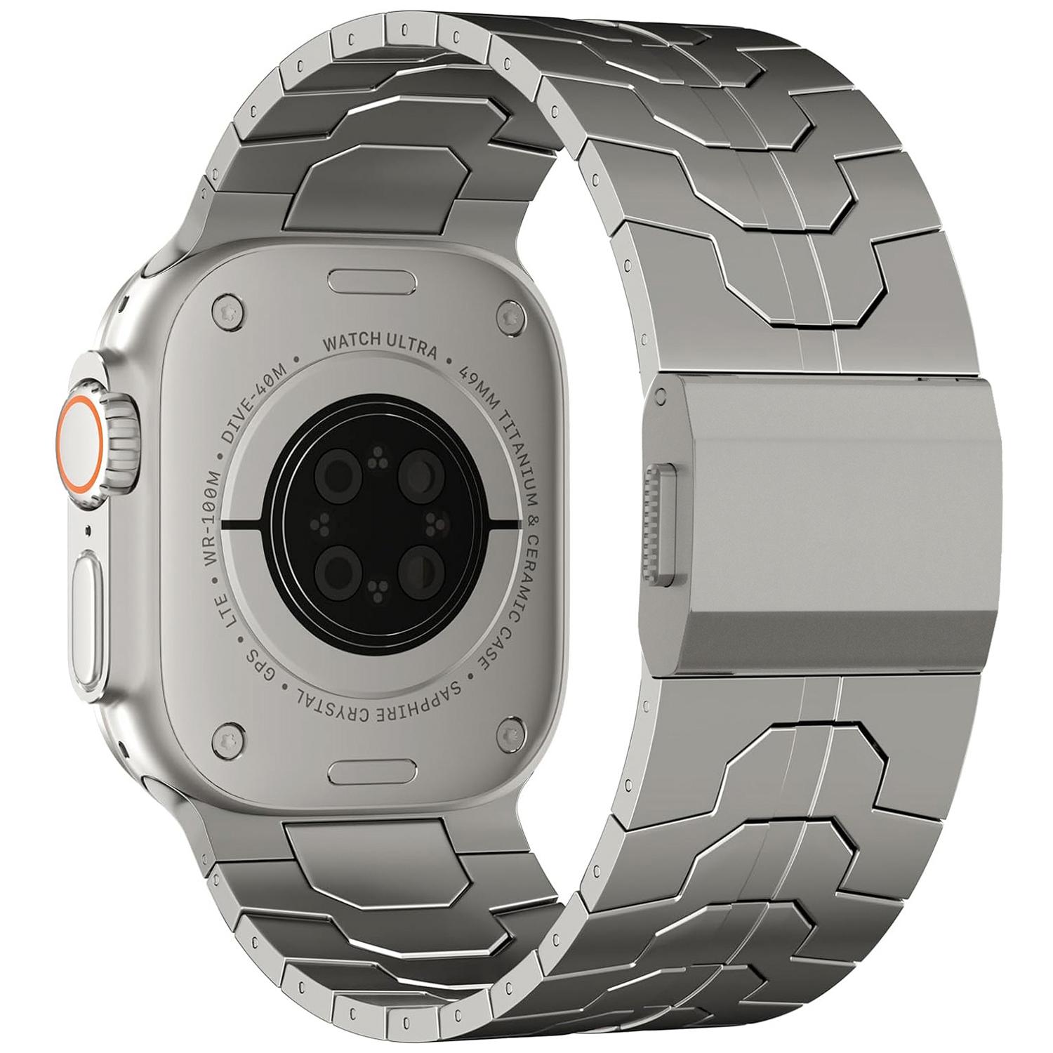 

Для Apple Watch 10 46 мм/Ultra 2/Ultra 49 мм/9 8 7 45 мм/SE (2023) SE (2022) SE 6 5 4 44мм/3 2 1 42мм Магнитный ремешок для часов Titanium
