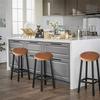 Good-2PCS Round Bar Stool Cushion Waterproof Bar Stool Covers