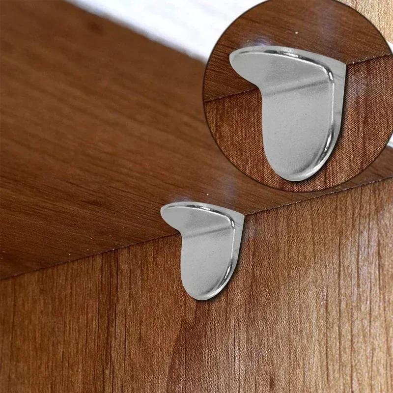 Colonne di Supporto Mensole Armadi Armadi Pannelli Laminati Spine Tasselli Vetro Nichelato Staffe Fisse Ferramenta per Mobili