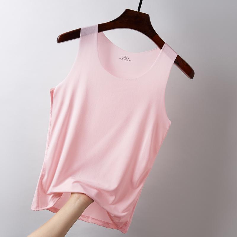 Summer Ice Silk Vest Women's Suspender Inner Sleeveless Top South East Asia Bottom Shirt