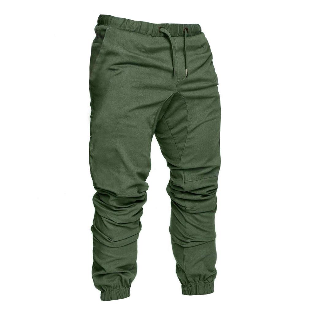 Fashion Men's Casual Outdoors Multi-pocket Work Trouser Cargo Long Pants