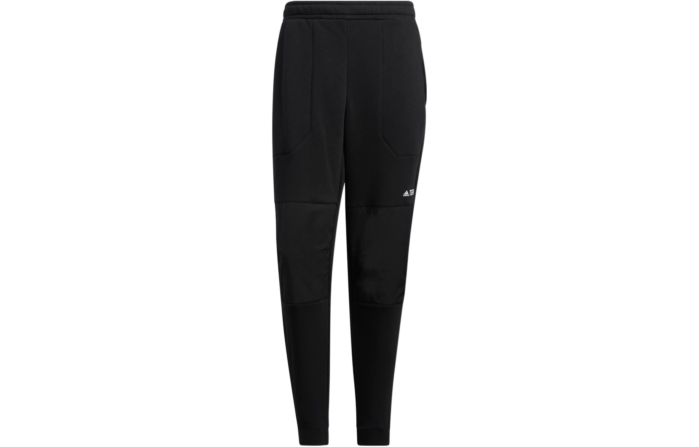 Adidas Knitted Sweatpants Men s Black Moderate Cuffed Pants HM9711 L