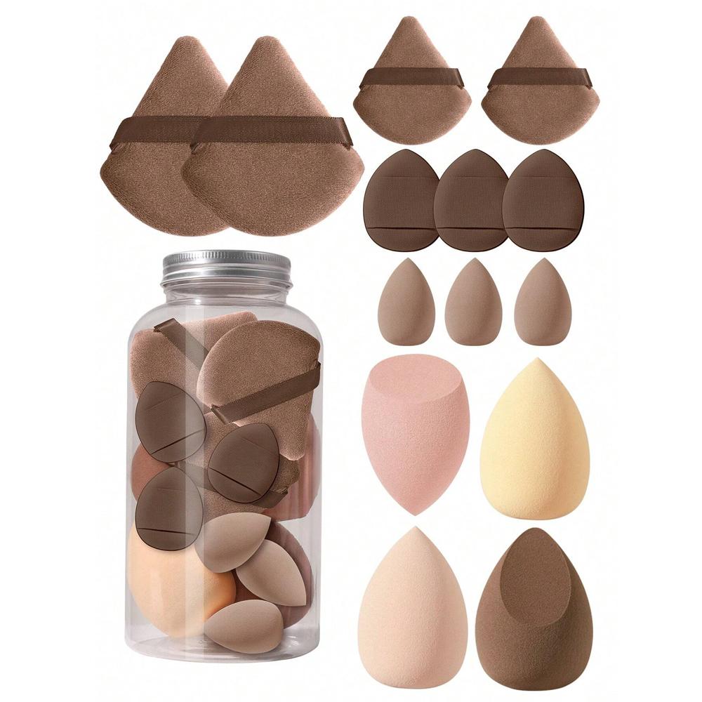 Makeup Sponge Set Blender Sponges 10 Pcs for Foundation Powder Liquid Professional Beauty Sponge Super Soft Facial Makeup Tools