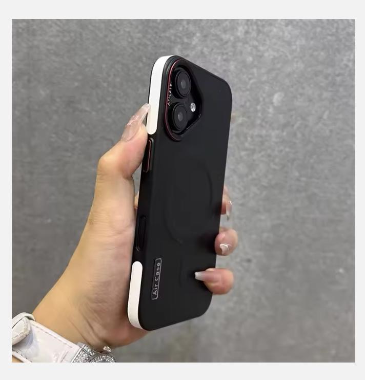 

Роскошный матовый кожаный магнитный чехол для телефона Magsafe для iPhone 16 15 Pro Max 14 13 12 беспроводной зарядки противоударный бампер чехол For iPhone 16