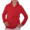 Unisex Kids' Red Hooded Zip-up Sweatshirt, Cotton and Polyester, Ages 3 To 14 - - Red