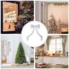 Christmas Bow Topper 70.8 Inches Large Velvet Festive Decorations Decorative Bow For Living Room Entryway Party Mantel Wall
