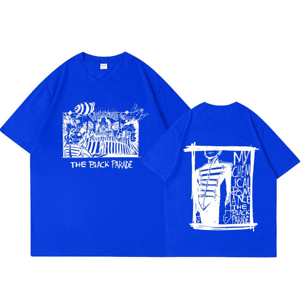 My Chemical Romance Mcr Dead T-Shirt Black Parade Punk Emo Rock Band Summer T Shirts Summer Fashion Top Oversized Tee Shirt