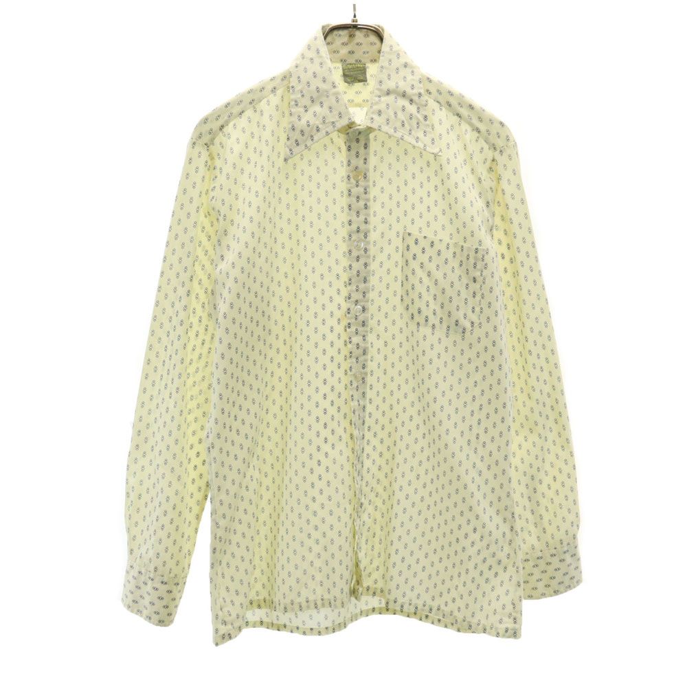BUGELFREI 70s Euro Vintage Overall handle Long sleeve shirt 40 beige Men's Used