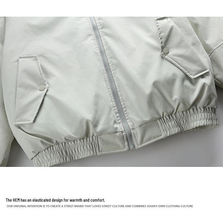 Parka de iarnă pentru bărbați, stil retro american, cu guler și glugă din blană - Groasă, de înaltă calitate, design versatil pentru cupluri