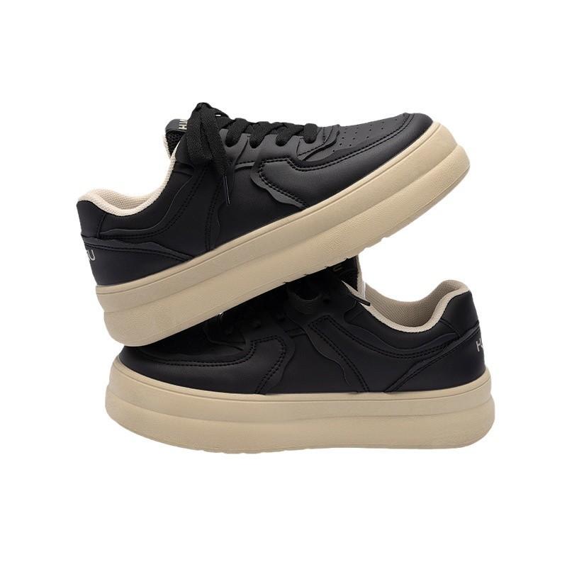 Globale Damen Schuhe Plateau Erhöhung schwarze Brettschuhe Damen 2025 neue virale Trends lässige Sportschuhe ZHQ3157