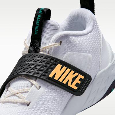 Kids' Sneakers Nike Team Hustle D 12 White Black Emerald Topaz Gold (GS) White/Black/Clear Emerald/Topaz Gold