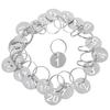 20 stuks Ronde Genummerde Tags Roestvrij Staal Nummer 1-20 Tags Metalen Sleutelhangers