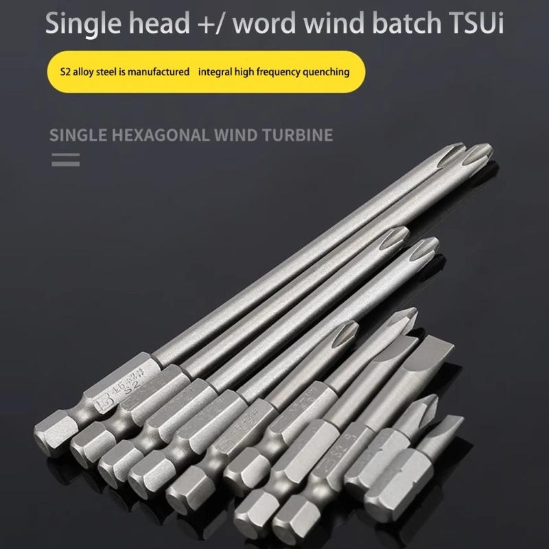1/4" Hex Bits Set Tamper Proof Security Drill Magnetic Bits Set Torx Electric Screwdriver Tips HRC60 High Hardness