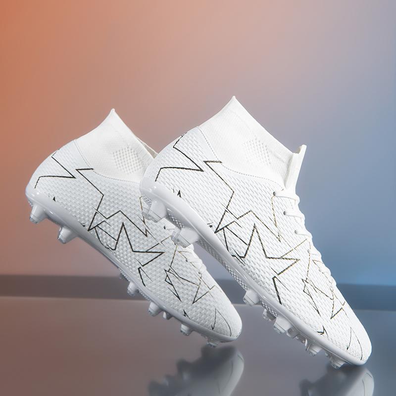 35-47 Unisex vysoké kopačky Long Nail AG Trénink na umělý trávník Velké dětské kopačky