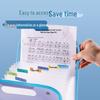 A4 Multi-Layer Accordion Test Paper Storage Folder