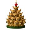 Christmas Acrylic Dog Hanging Decoration Holiday Party Winter Xmas Tree 2D Flat Acrylic Puppy