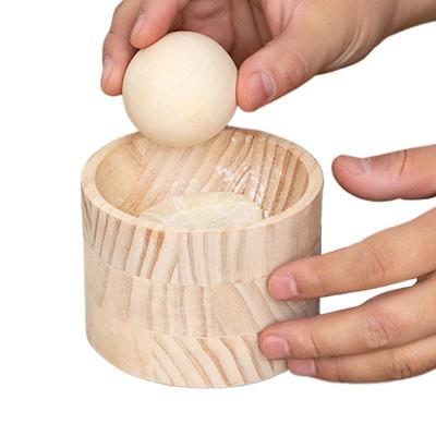 Kulatá dřevěná forma na těsto na knedlíčky Váleček na těsto Ruční výrobník knedlíčků Lis na těsto na knedlíčky Opakovaně použitelná kulatá forma na ravioli Knedlíček