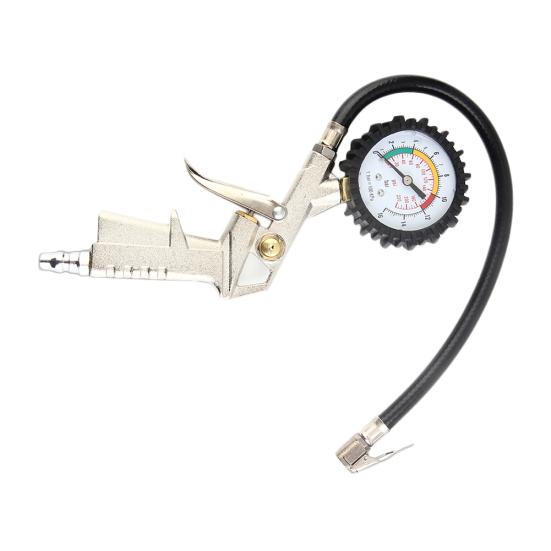 HD Luftreifenfüller mit Manometer Auto LKW Fahrrad Kompressor Pistolenform
