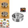 Stainless Steel Steaming Rack With Dividers For Rice Cooker And Microwave Cooking