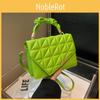 Retro Chic Small Square Bag With Car Stitching Detail In Multiple Colors