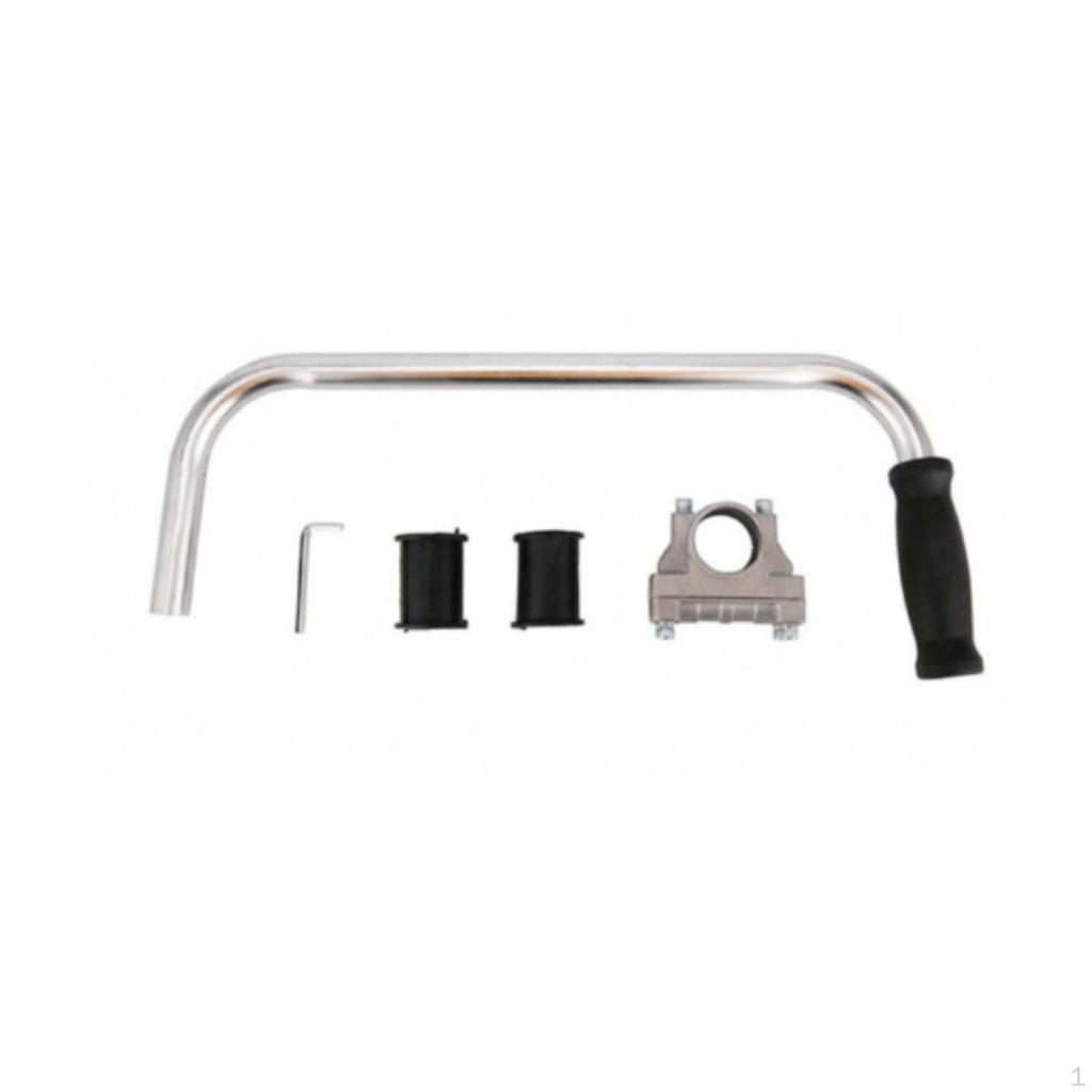 String Trimmer Handle with Clamp Adjustable Weed Eater Bracket Metal Attachment